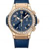 Big Bang King Gold Diamonds Bezel Blue 4